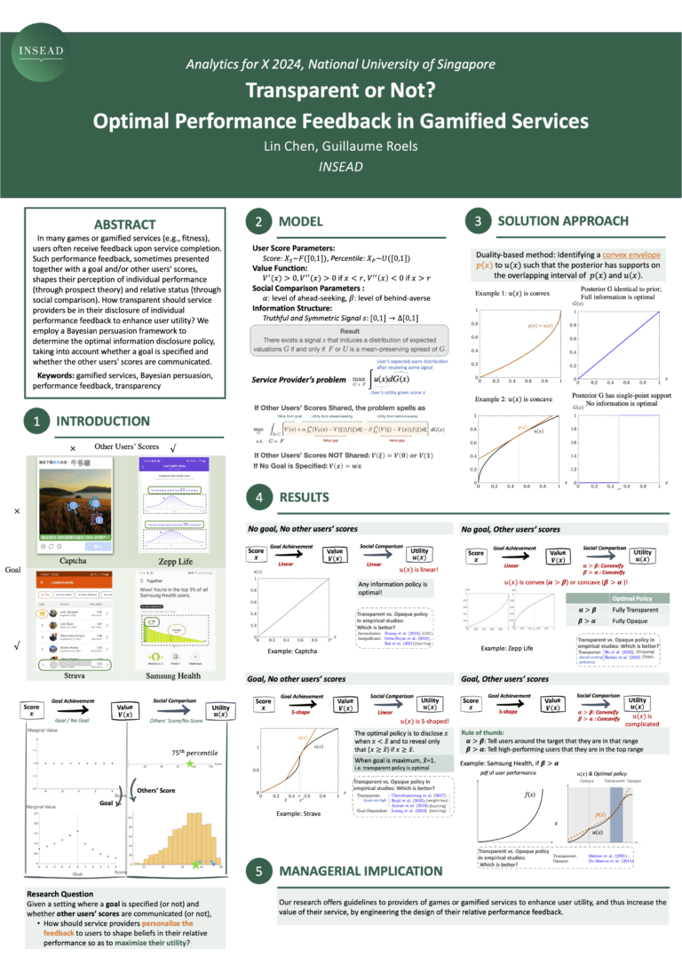 Transparent or Not? Optimal Performance Feedback in Gamified Services