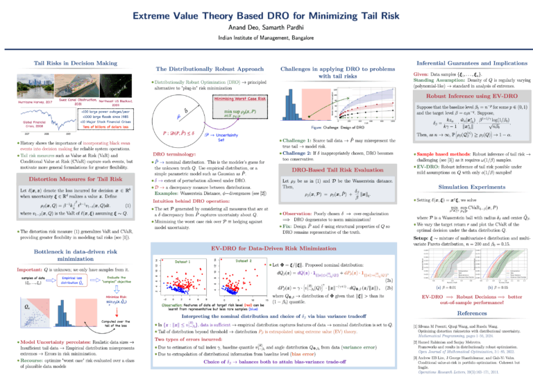 Extreme Value Theory Based DRO for Minimizing Tail Risk