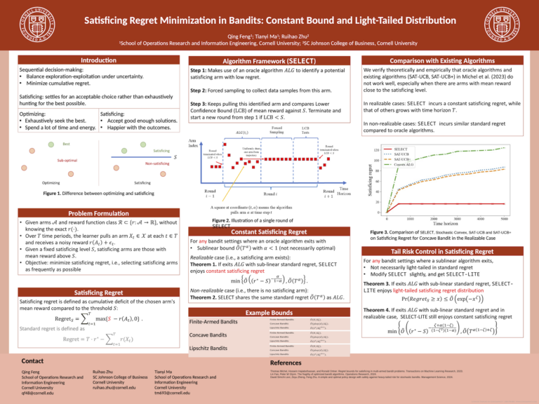 Satisficing Regret Minimization in Bandits: Constant Bound and Light-Tailed Distribution