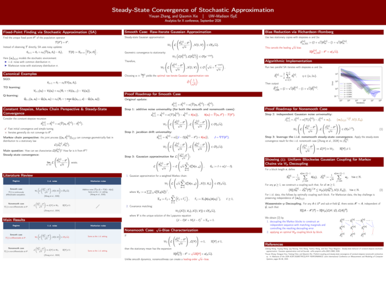 Steady-State Convergence of Stochastic Approximation
